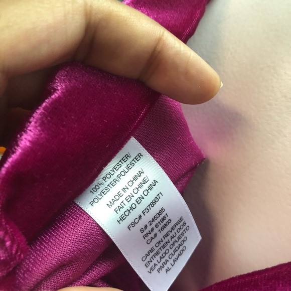 Velour button down Shirt - Picture 2 of 3